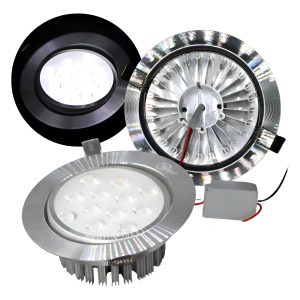 10 Lamparas Led 12w (100w) Dirigible Satinada Super Potente