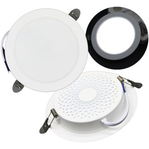 Lampara Led De Empotrar 12w Plafon O Bote , Gran Potencia Estructura Blanco