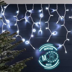 Alternative view of Serie Cascada Led 200 Luces 4 Mts X .5m Blanco Frio