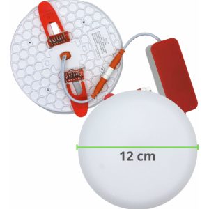 Alternative view of Lampara Empotrar Luz Calida 18w 12cm Bote O Plafón Aspirina
