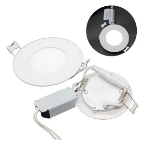 Paquete 10 De Lamparas De Empotrar Led 3w Plafon Luz Blanca