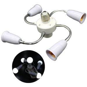 Lampara Extension Dirigible Con 5 Focos Led , Minimalista
