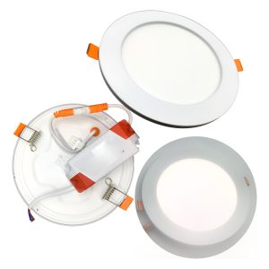 Focos Plafon Plano 9w Led 27pz Luz Blanca 6000k