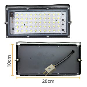 Alternative view of Réflector Led 50w Con Lupa , Para Interperie Con Clavija