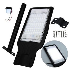 10 Lamparas Suburbana Led 100w Con Brazo Megaluz