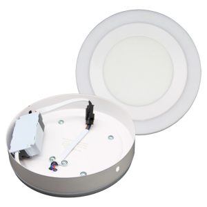 Alternative view of Lampara Led Sobrepone 9wbicolor Amarillo Blanco 3 Funciones
