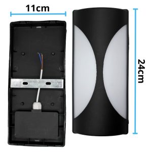 Alternative view of Arbotante Oruga Lámpara Led Pared Luz Blanca Int/ext