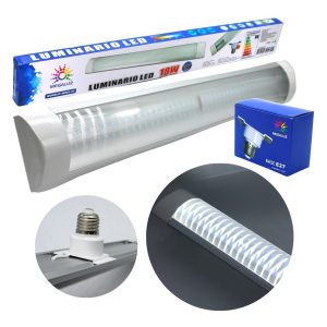 Alternative view of Super Mini Regleta Gabinete Led Tira 18w Opalina Con Soquet