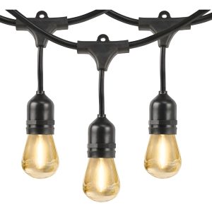 Serie De Luces Vintage Exterior Sin Focos E27 7.5 Mts