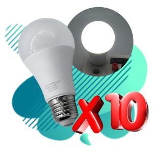 Alternative view of Paquete De 10 Focos Led 12w Luz Blanca 120w
