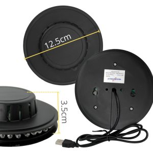 Alternative view of Super Lampara De Sobreponer Led Fiesta Rgb Multicolor 8w