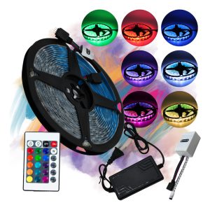 Alternative view of Tira Rgb Led Kit 5050 De 5 Mts 16 Colores Con Control Remoto