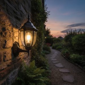 Farol España Suspendido P Exteriores Negro O Blanco, Metal