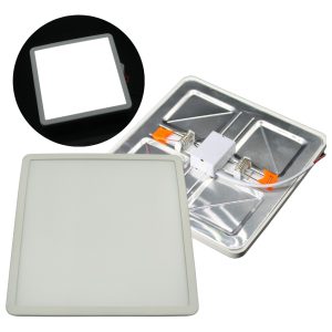 Lampara Panel Spot Ajustable Led 20w Bote, Plafon Registro