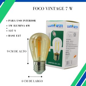 Alternative view of Foco Vintage Edison Luz Calida Led Tipo Incandescente Ahorra