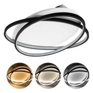 Lampara Led Para Techo 3 Tonos 60w Elegante Sobreponer