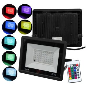 Réflector Rgb 50w Completo