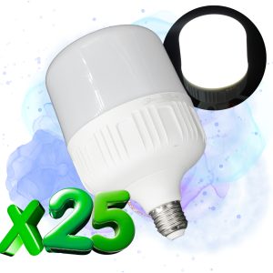Alternative view of Pack 25 Foco Bala Super Led 30w 300w Maxima Potencia