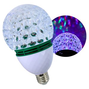 Foco Giratorio Led Multicolor Fiesta
