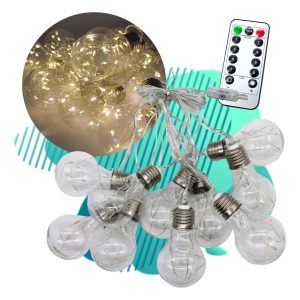 Alternative view of Pack 2 Series Luces Led Vintage Tipo Bombilla 3m Decorativa