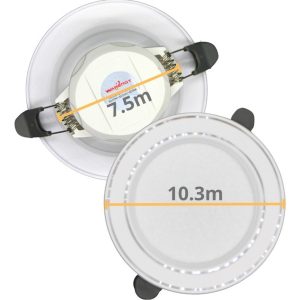 Alternative view of 10 Lamparas Empotrar Led 5w Blanco Con Satin 3 Tonos De Luz