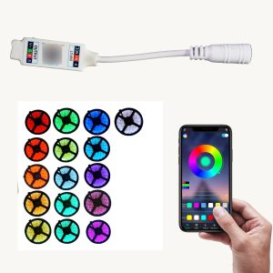Controlador Bluetooth Y Transformador Para Tira Con Luces