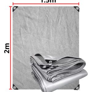 Alternative view of Lona Reforzada Multiuso Color Gris 1.5mx2m 180g