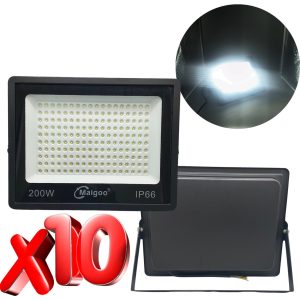 Alternative view of Paquete De 10 Reflectores Led 200w Máxima Iluminación