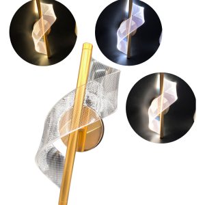 Arbotante Minimalista Nota Musical 3 Tonos Luz Decorativo Hd
