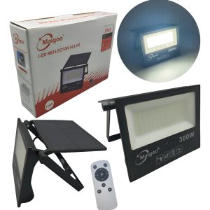 Reflector Solar Led Plegable 300w C/panel Y Control Remoto