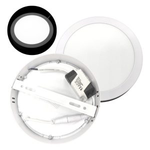 Paquete De 11 Sobreponer Redonda De 12w Led