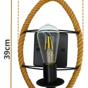 Alternative view of Lampara Vintage Arbotante Pared Minimalista Industrial Ofert