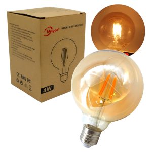 Foco Led Vintage Globo Incandescente Esfera G125 4w Calida