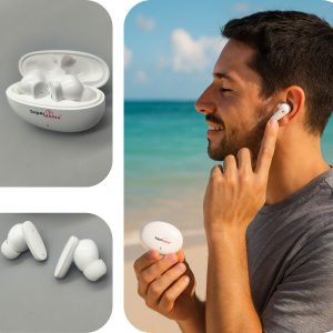 Alternative view of Super Audifonos Inalámbricos Bluetooth Con Estuche