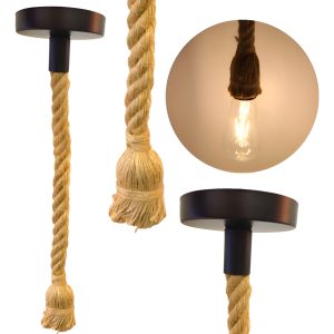 Soquet Tipo Soga Colgante Vintage Super Flexible Lazo Cuerda