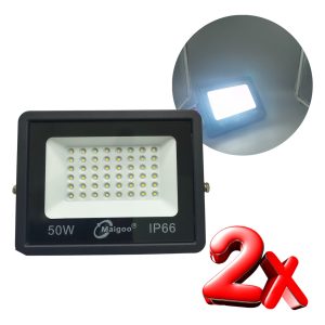 Alternative view of Paquete 2 Super Reflectores Led 50w Para Interperie Oferta