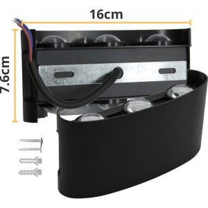 Alternative view of 70 Lamparas Led Arbotante Industrial Luz Rgb 6 Luces Hd