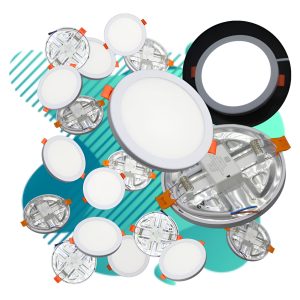 Paquete 100 Lamparas Led 8w Ajustable P Botes O Registros!
