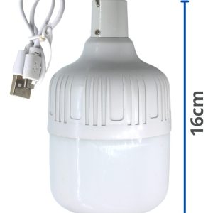Alternative view of Foco Recargable Led Emergencias 15w Bombilla Usb