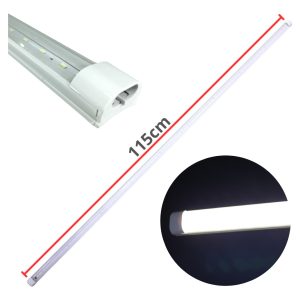 Alternative view of Mayorista 100 Regletas Tubo Led Con Base Integrada 18w T-8