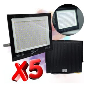 Alternative view of Paquete De 5 Réflector Led 300w Luz Blanca Multivoltaje