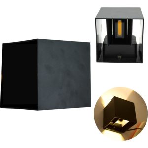 20 Lampara Led Arbotante Doble Luz Vintage Elegante Exterior