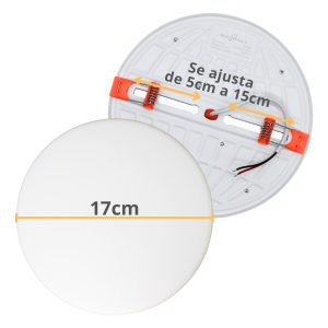 Alternative view of Panel Spot Ajustable Led 30w Bote, Plafón O Registro. Color Blanco