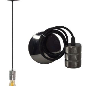 Alternative view of Lampara Soquet Industrial Vintage Decorativo Con Foco Led