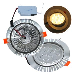 Lamparas Led 12w Spot Dirigible Led Luz Calida Empotrable