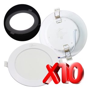 Alternative view of 10 Lamparas Led De Empotrar 12w Plafon O Bote Bote 10- 12 Cm