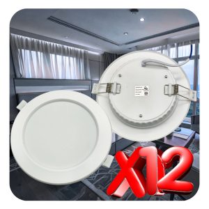 Alternative view of 12 Lamparas Panel Led 12w Empotrar En Plafon O Bote # 10-12