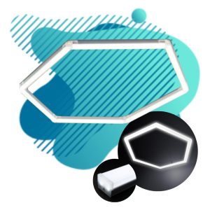Alternative view of Lampara Hexagonal 120w (6500k) Blanco Frio