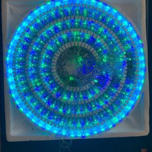 Serie Verde Con Azul 300 Leds Mágica 16.5 Mts Con Cambios