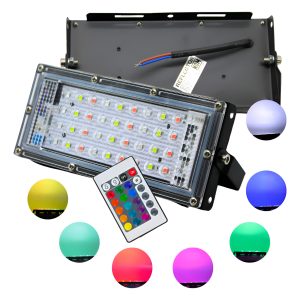 Alternative view of Reflector Led Multicolor 50w Rgb C/control Megaluz (450w)